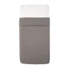 Witlof for kids Velvet Rib Tuck-Inn wiegdeken - 40 x 80 cm - Warm Grey