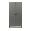 Woood Morris Kast 2-Deurs Grenen Leem