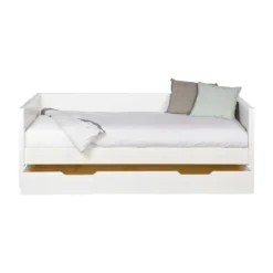 Woood Nikki & Jade Bedlade Wit 90 x 200 cm